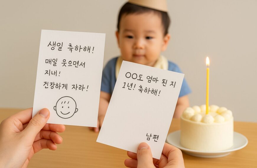 1살 생일 선물