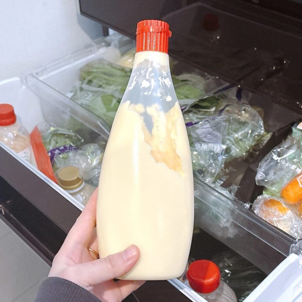 올바른 마요네즈 보관방법은 채소칸이나 도어 포켓