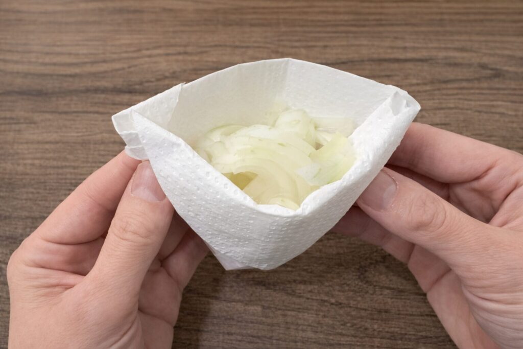 양파 물기 제거