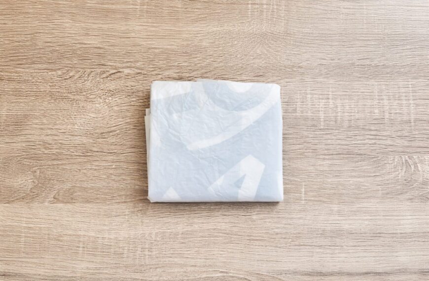 비닐 봉지 접는 법