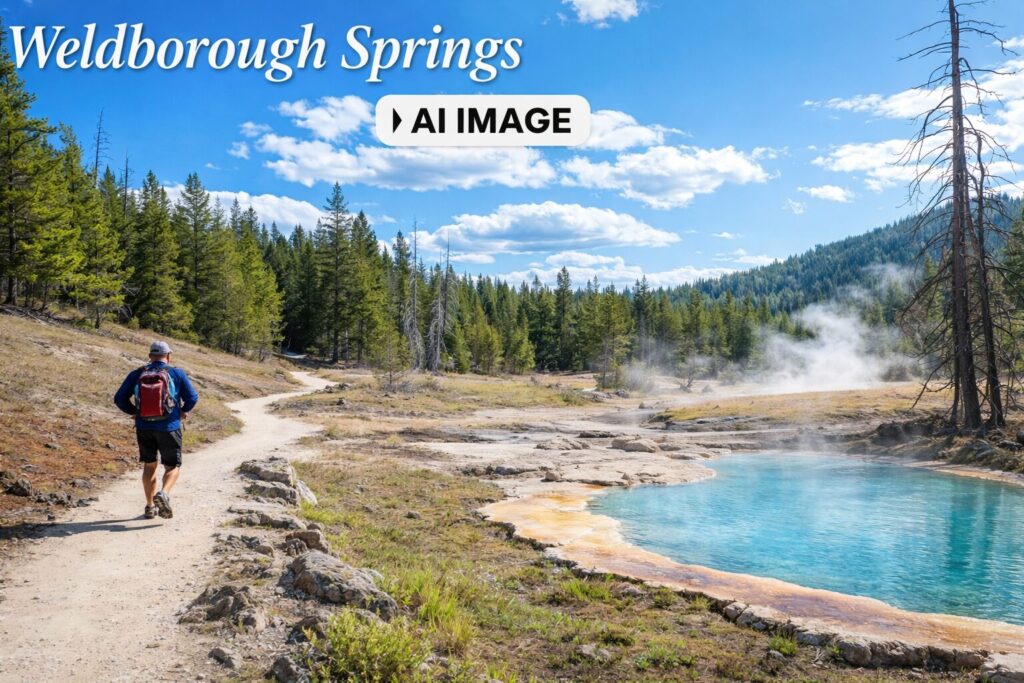숲 속에 숨겨진 ‘가짜 온천’