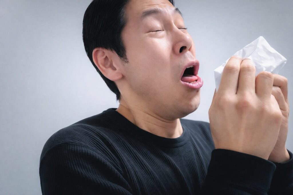 기침 소리를 내는 이유는 민망함 때문일까