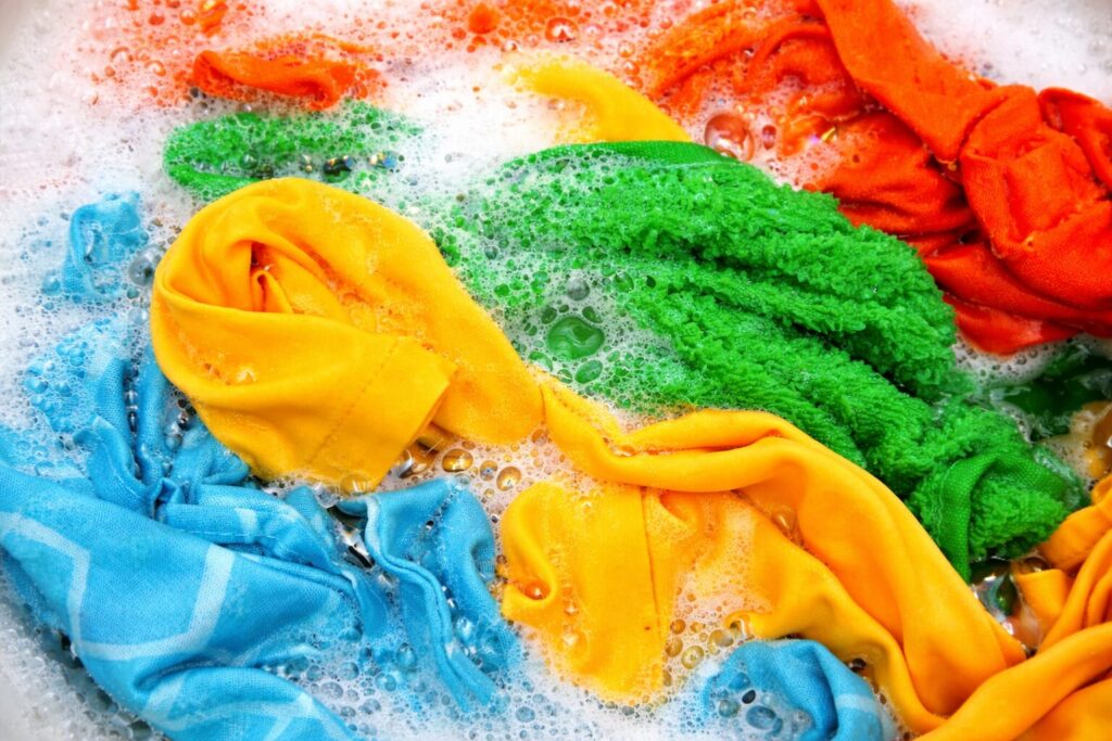 탈수가 충분하지 않은 상태로 바로 건조하는 경우