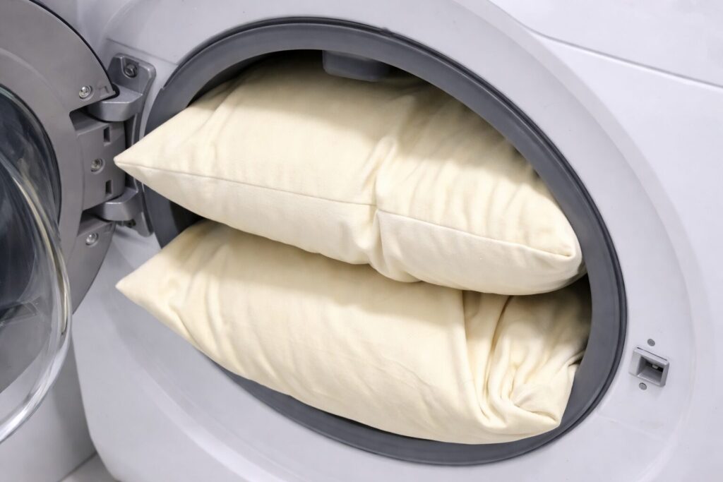 빨래를 너무 많이 넣고 한 번에 말리는 경우