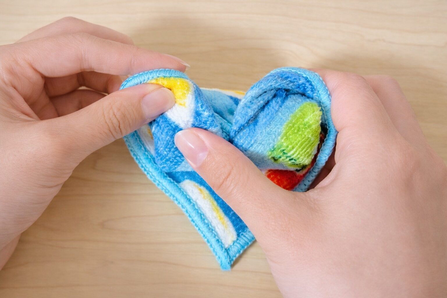 물수건 예쁘게 접기