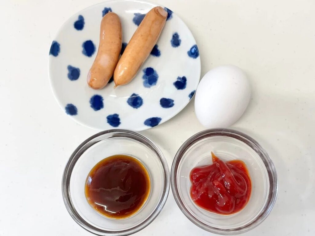 비엔나소시지 요리 만들기, 덮밥 재료