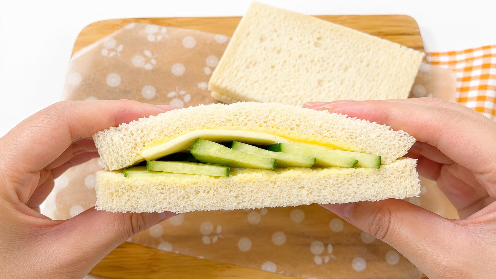 오이 치즈 샌드위치 만들기|마요네즈에 설탕 1작은술 넣으면 맛이 달라진다