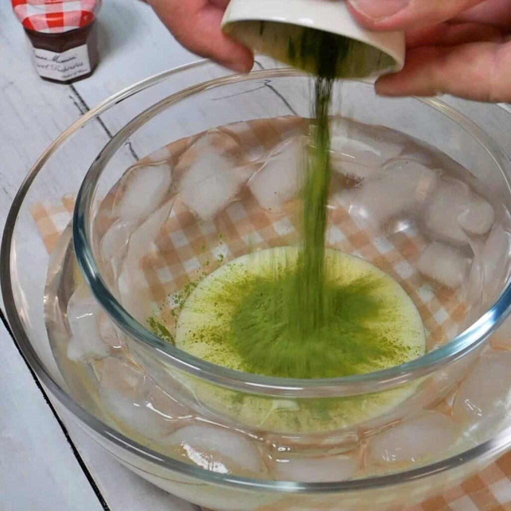 말차 크림 만들기